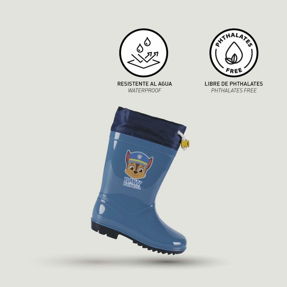 Kinder Gummistiefel The Paw Patrol Blau (22-28)